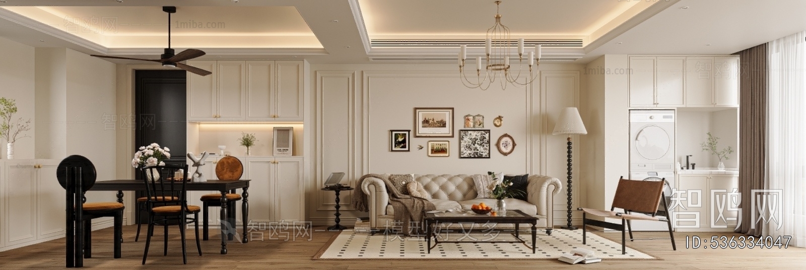 American Style A Living Room