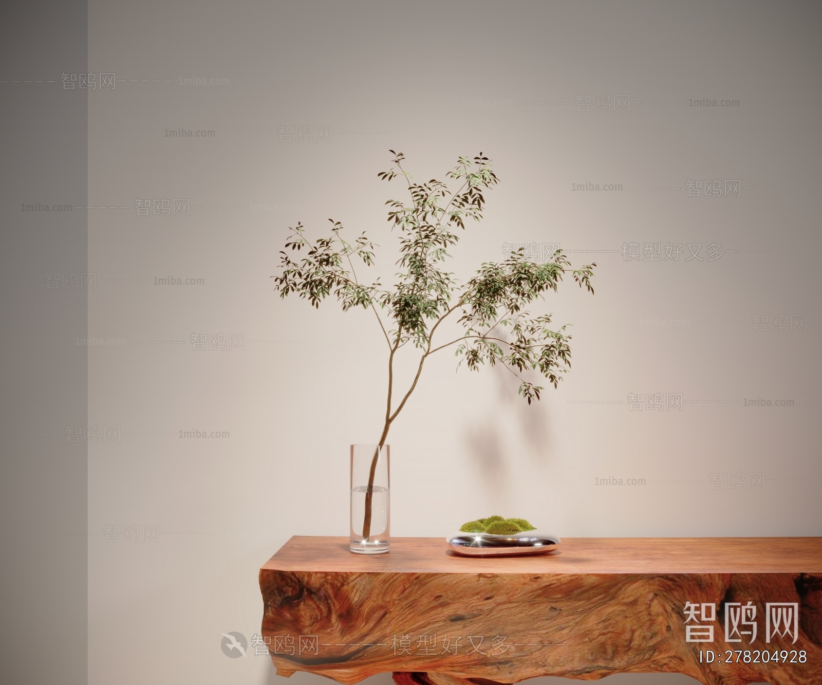 Modern Aquatic Green Plant