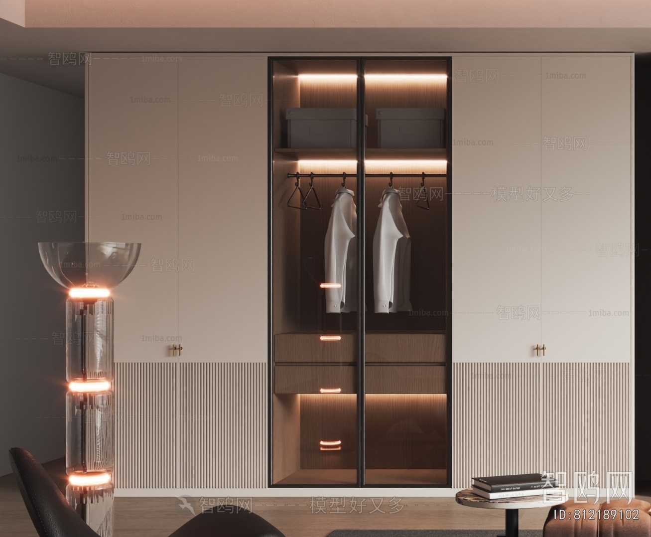 Modern Clothes Storage Area