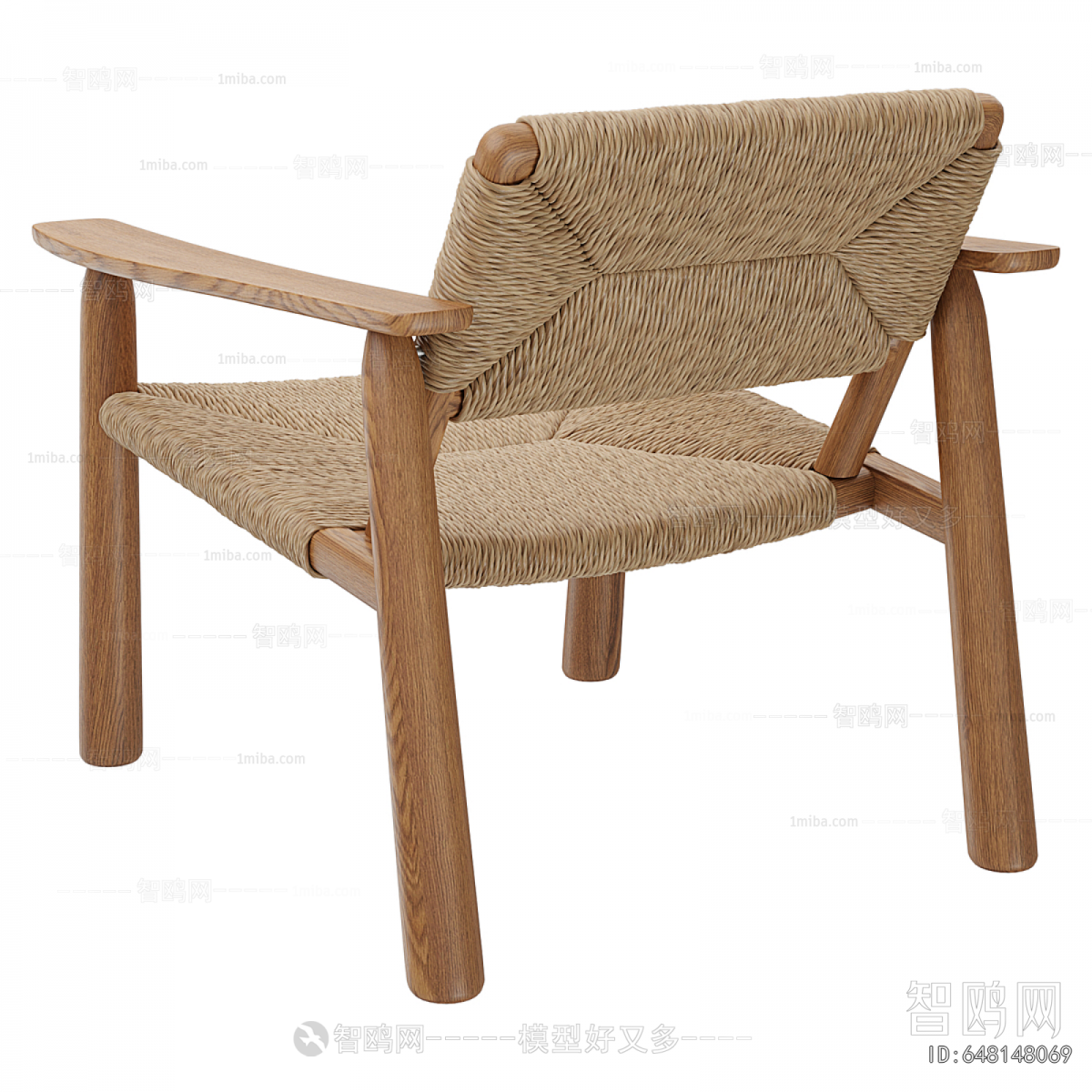 Wabi-sabi Style Lounge Chair