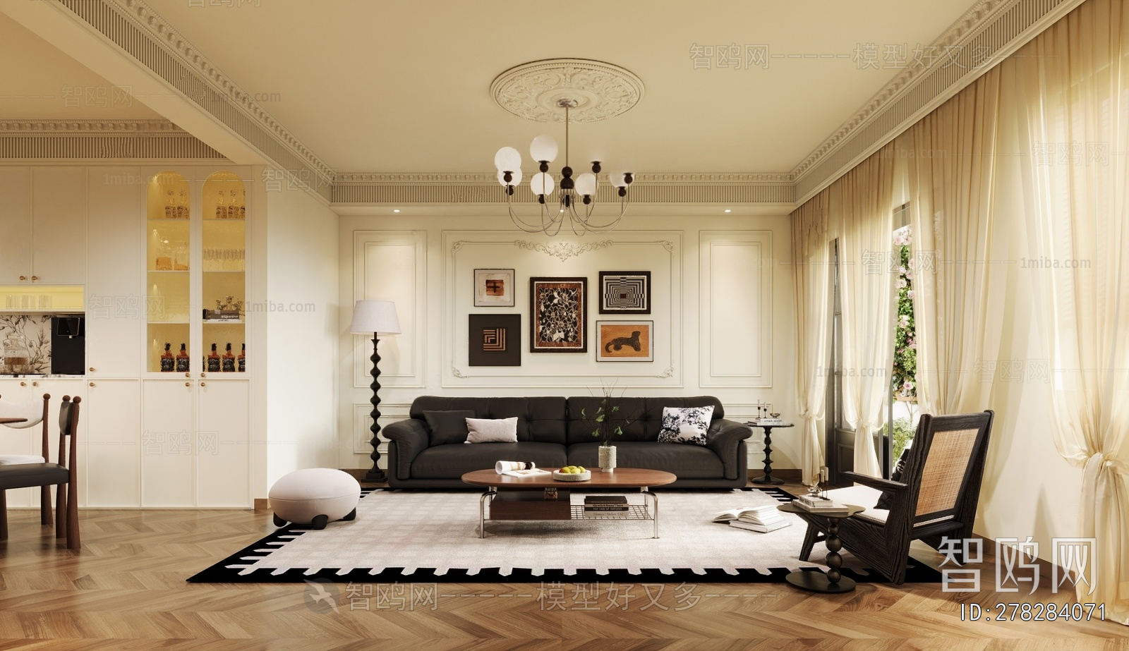 French Style A Living Room