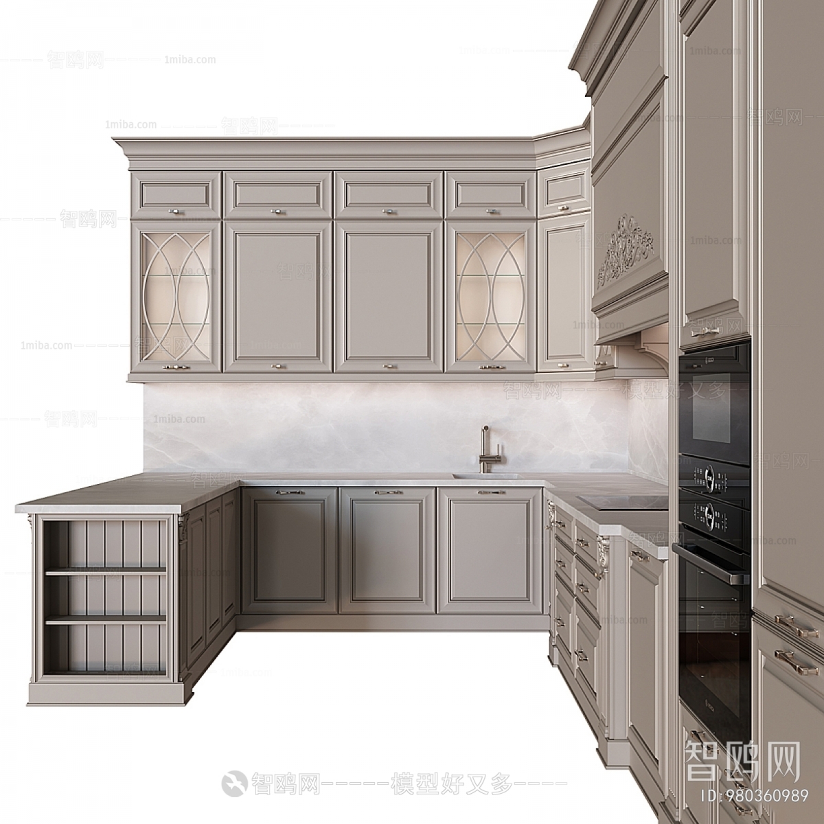 European Style Kitchen Cabinet