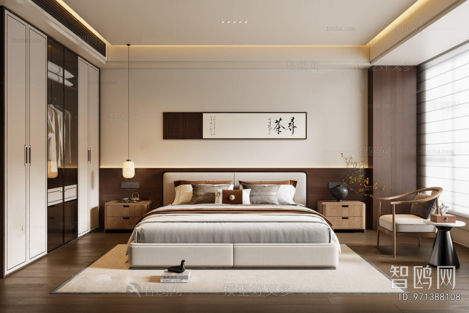 New Chinese Style Bedroom