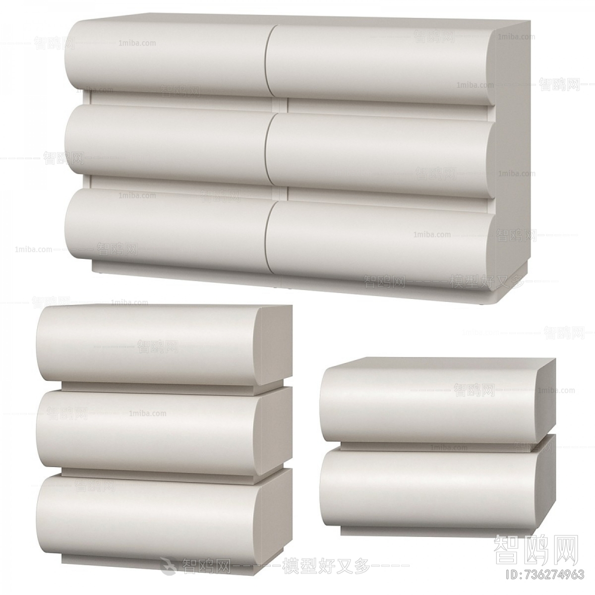 Modern Bedside Cupboard