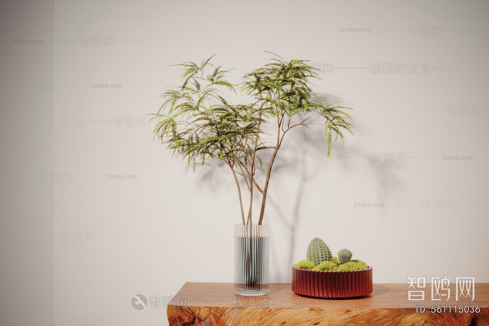 Modern Aquatic Green Plant