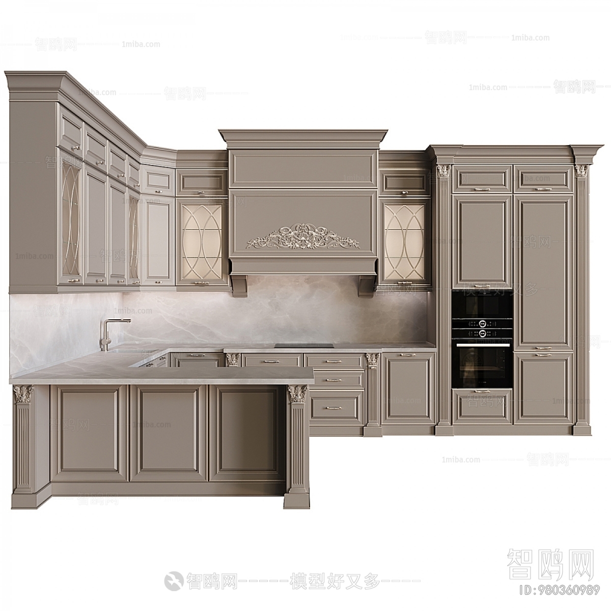 European Style Kitchen Cabinet