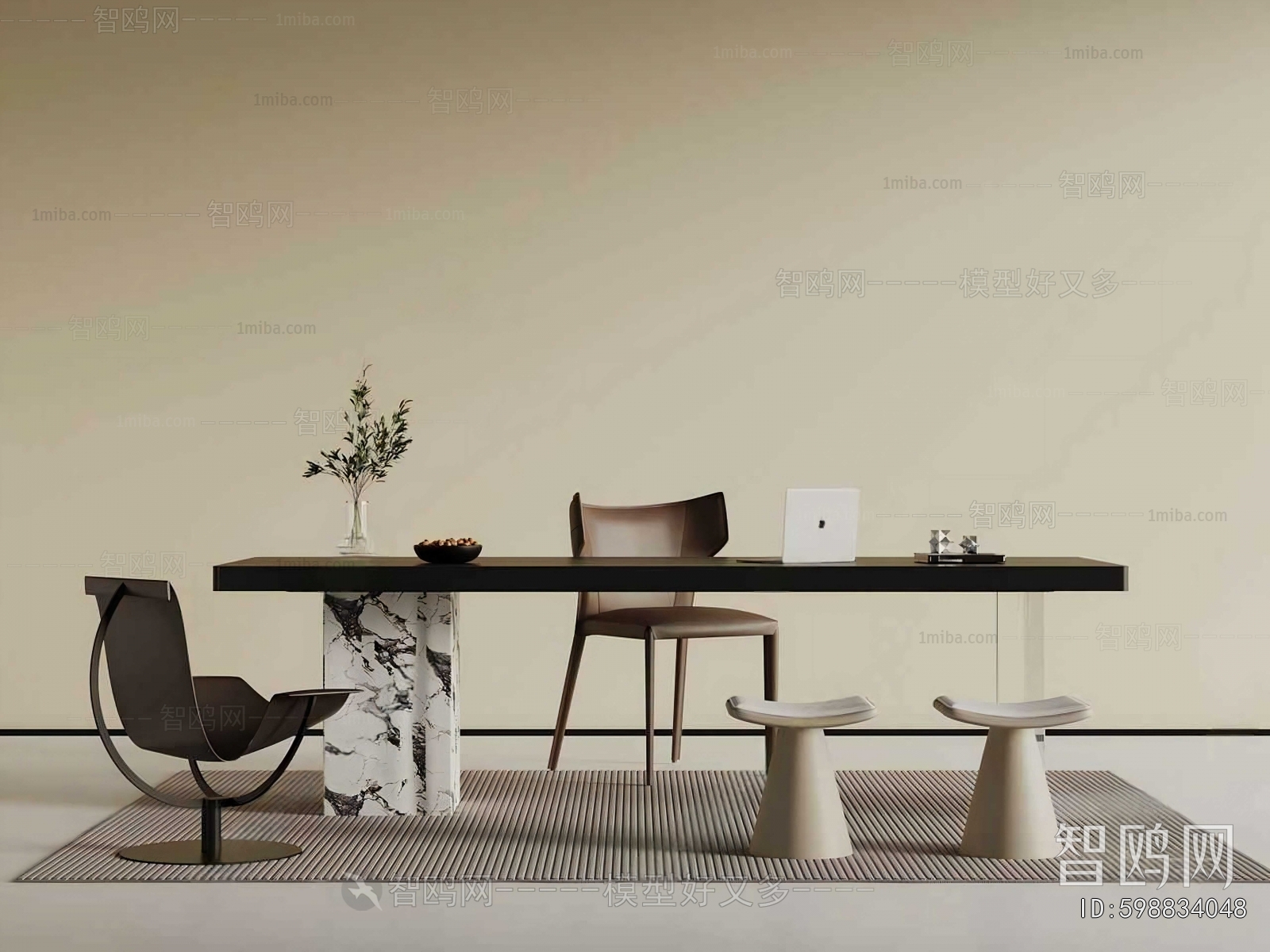 Modern Computer Desk And Chair