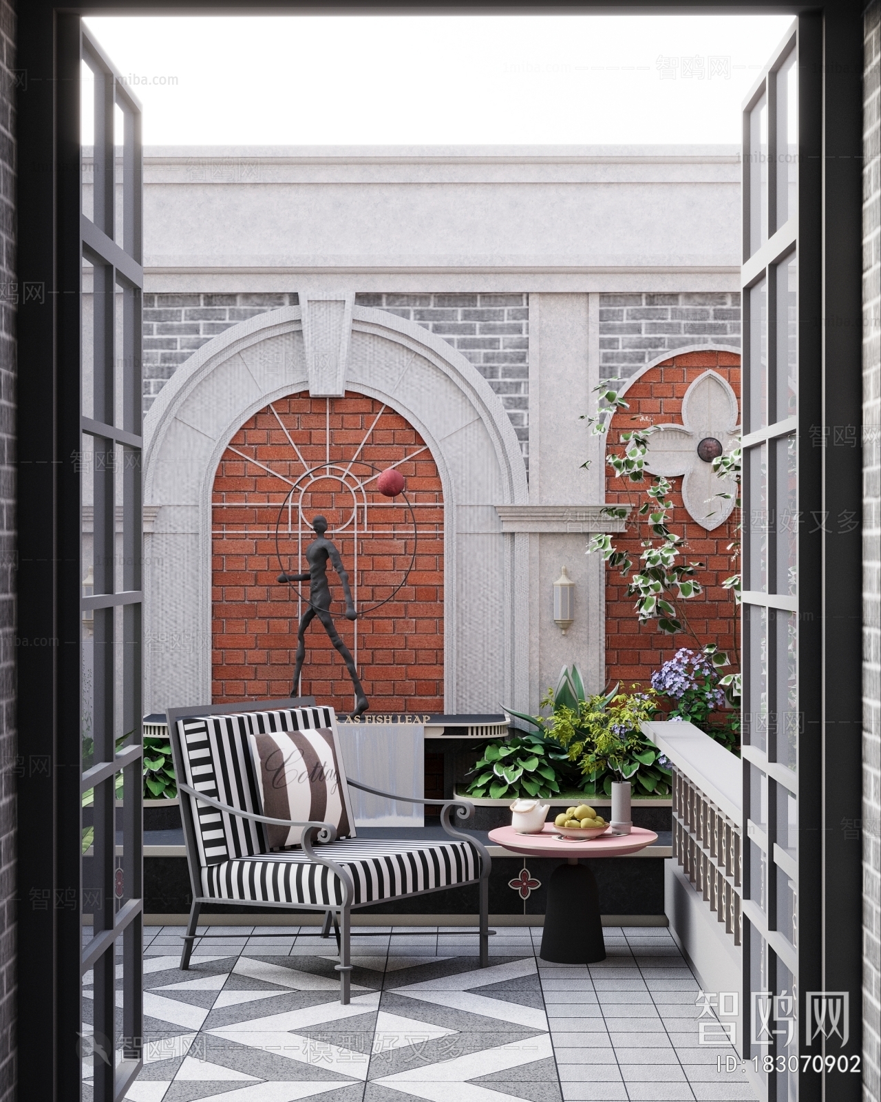 New Chinese Style Courtyard/landscape