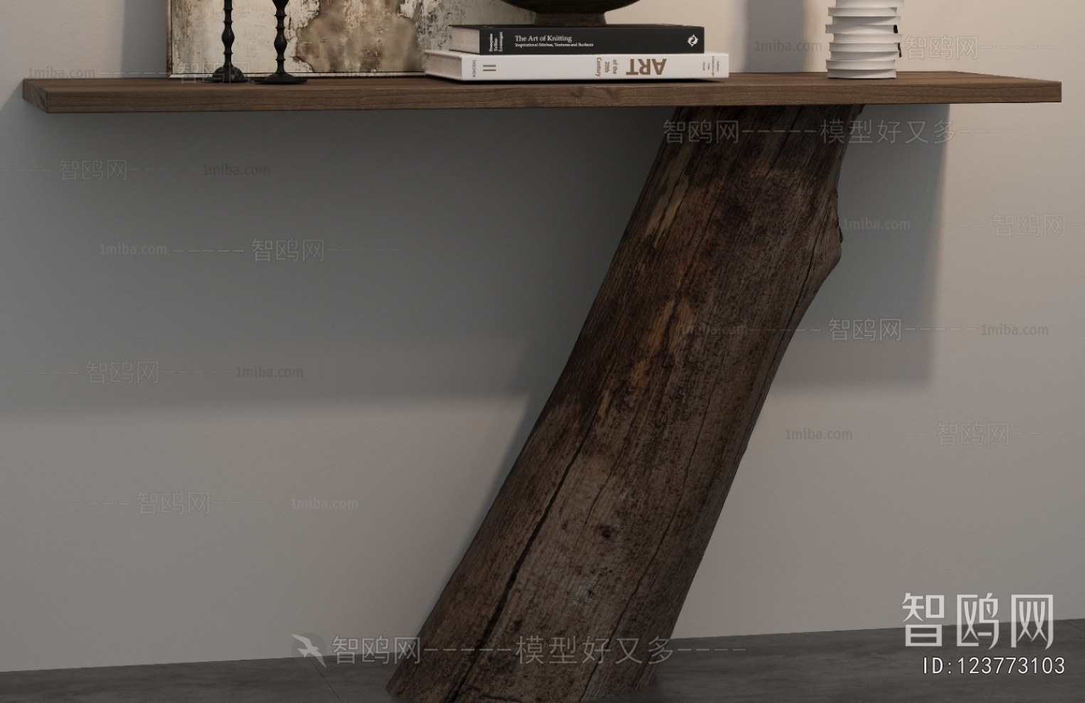 Wabi-sabi Style Console