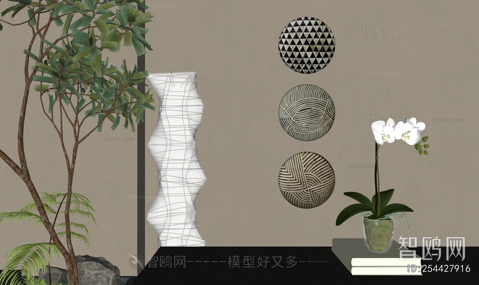 Wabi-sabi Style Wall Decoration