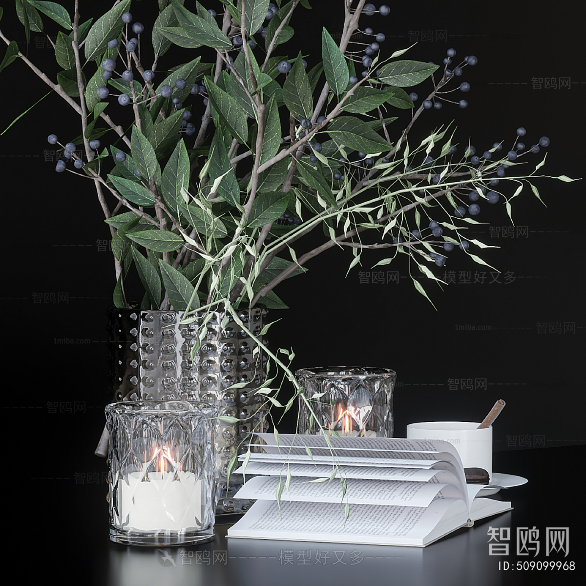 Modern Aquatic Green Plant