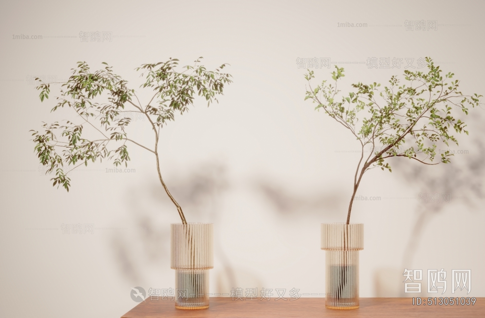 Modern Aquatic Green Plant