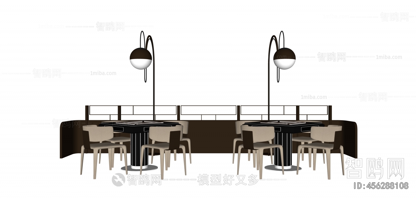 Modern Mahjong Tables And Chairs