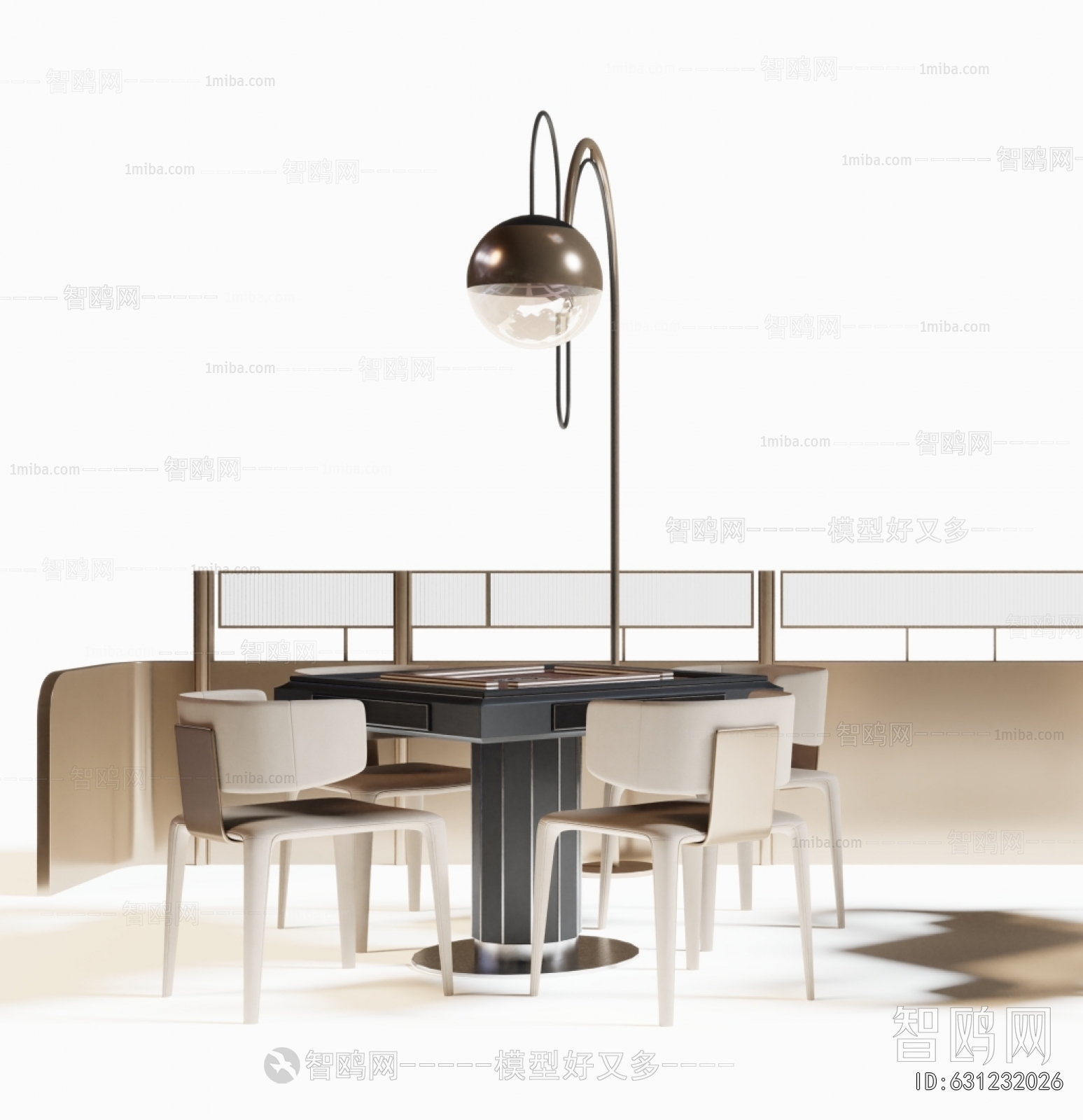 Modern Mahjong Tables And Chairs