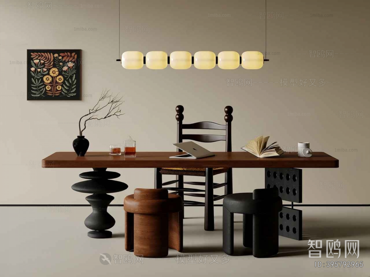 French Style Computer Desk And Chair