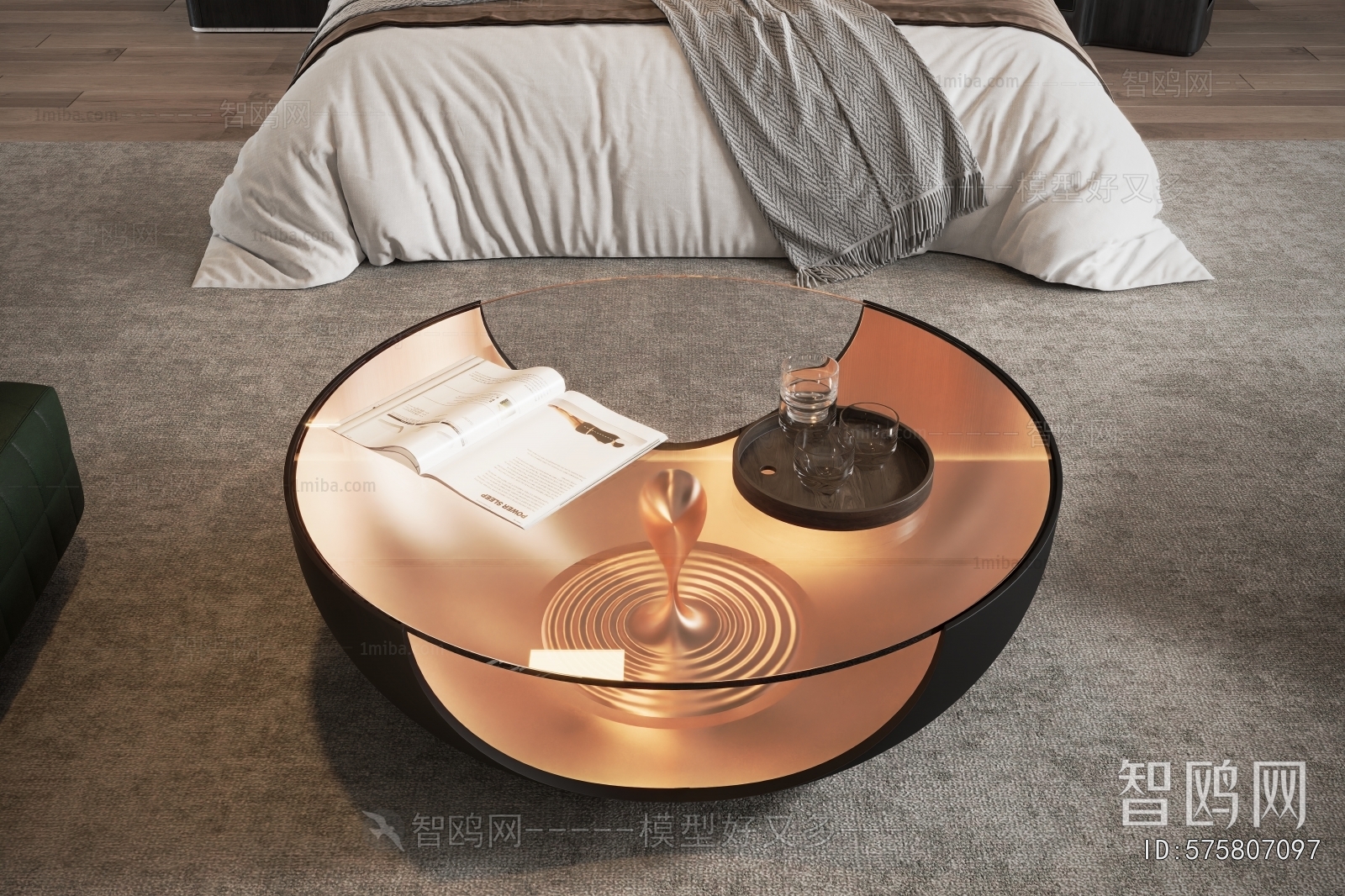 Wabi-sabi Style Coffee Table