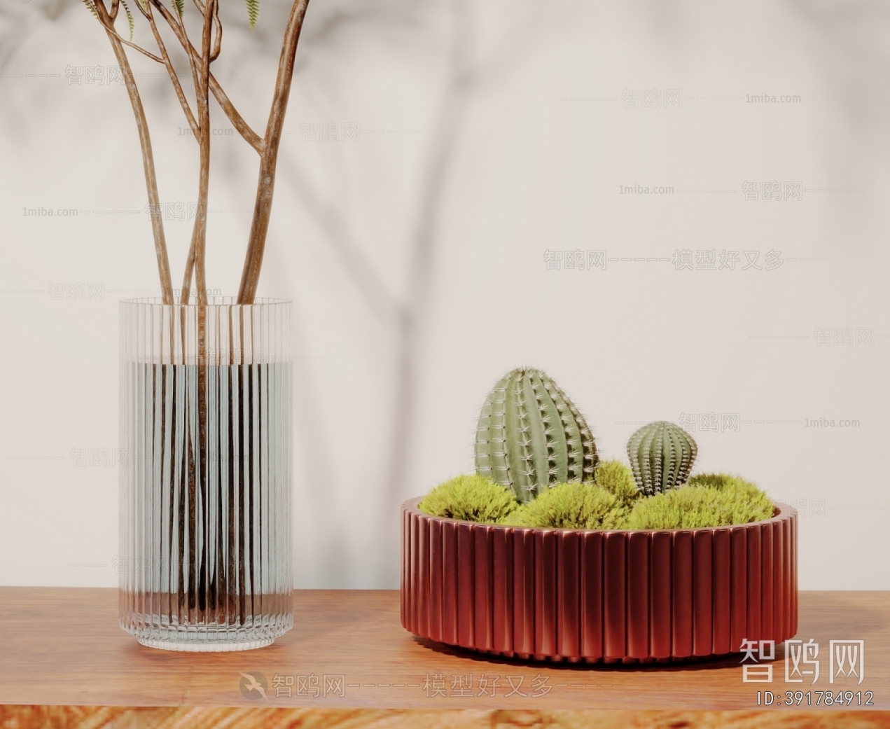 Modern Aquatic Green Plant