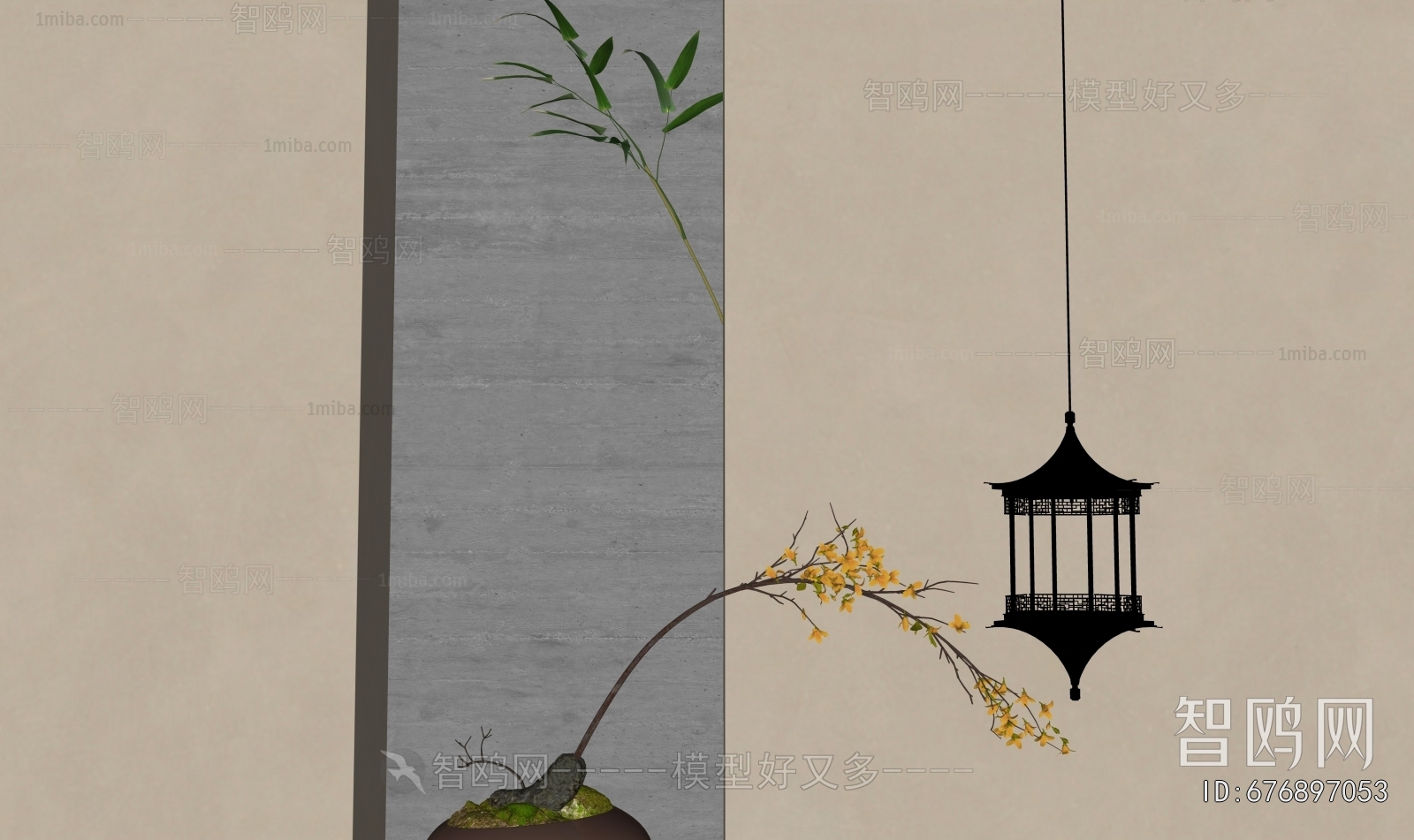 New Chinese Style Bonsai