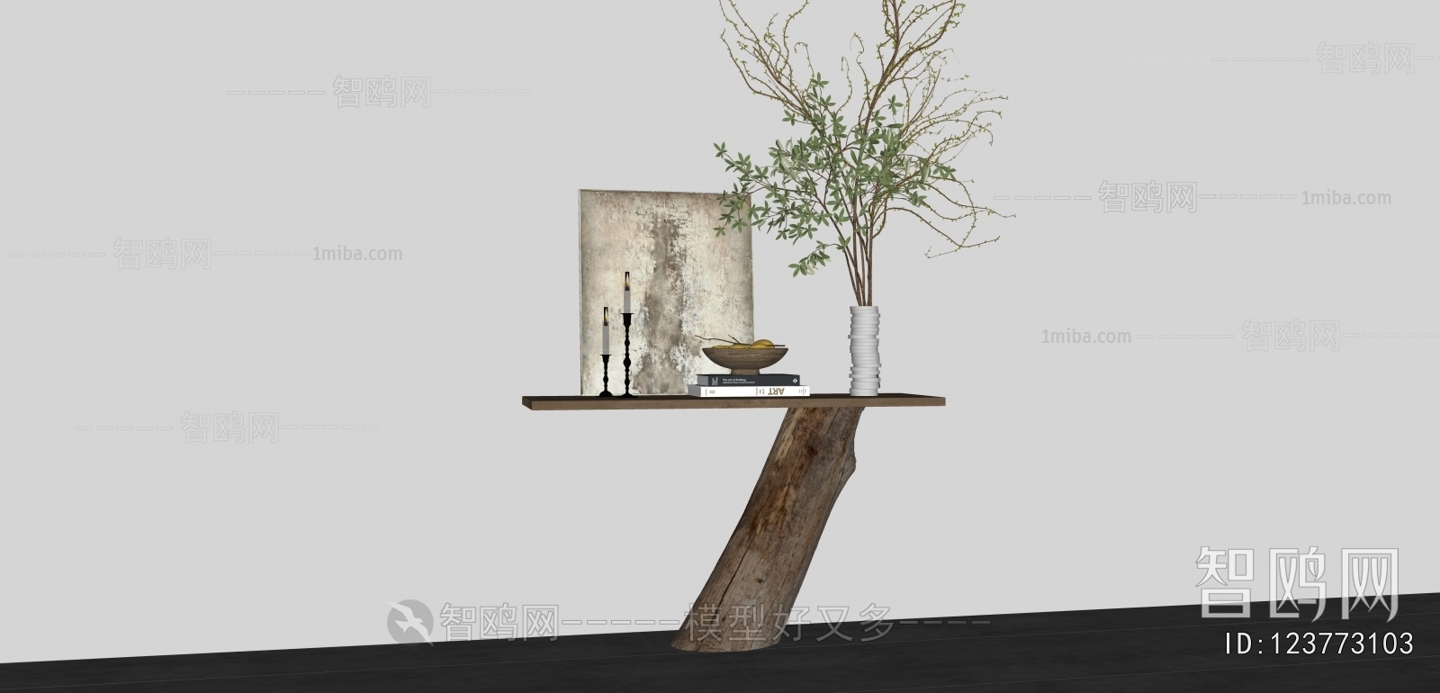 Wabi-sabi Style Console
