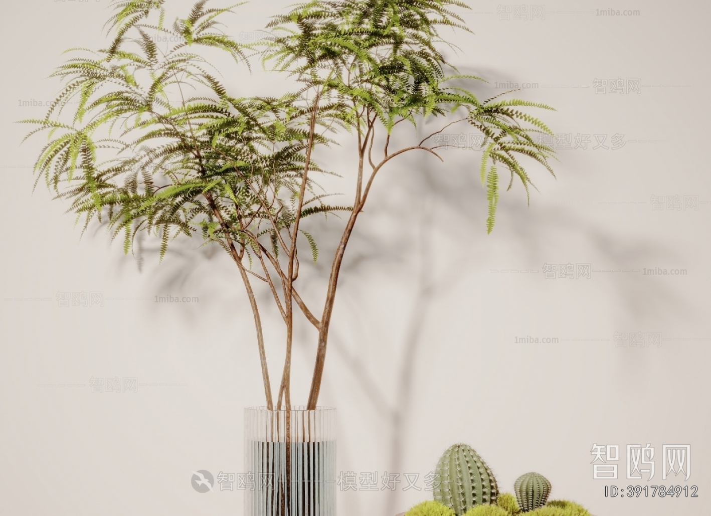 Modern Aquatic Green Plant