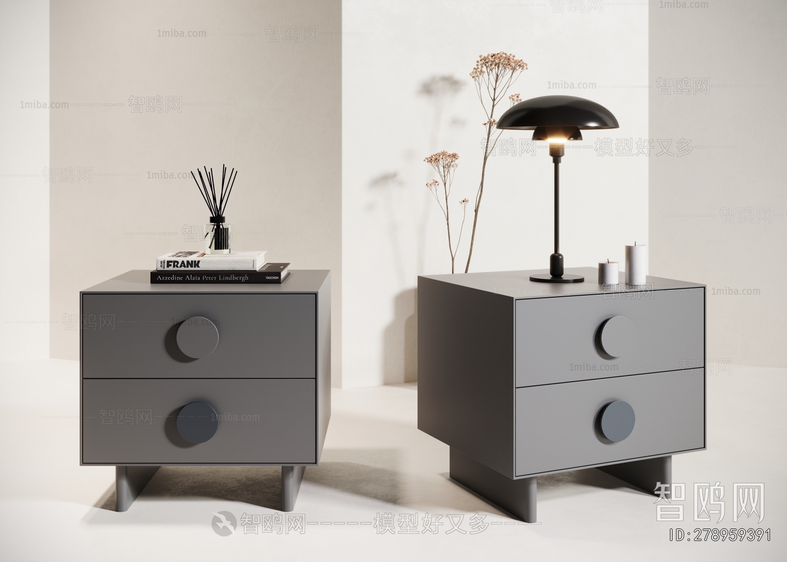 Modern Bedside Cupboard