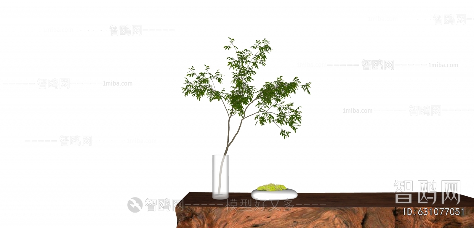 Modern Aquatic Green Plant