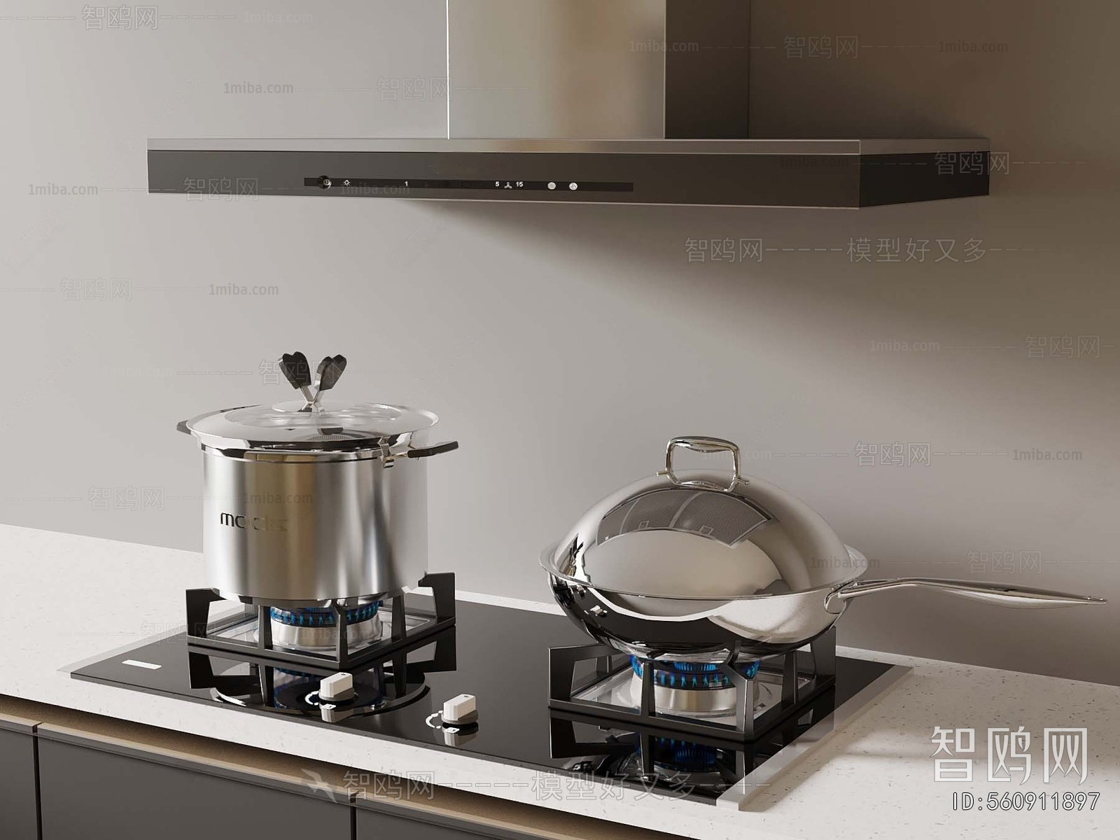 Modern Kitchen Electric Gas Range