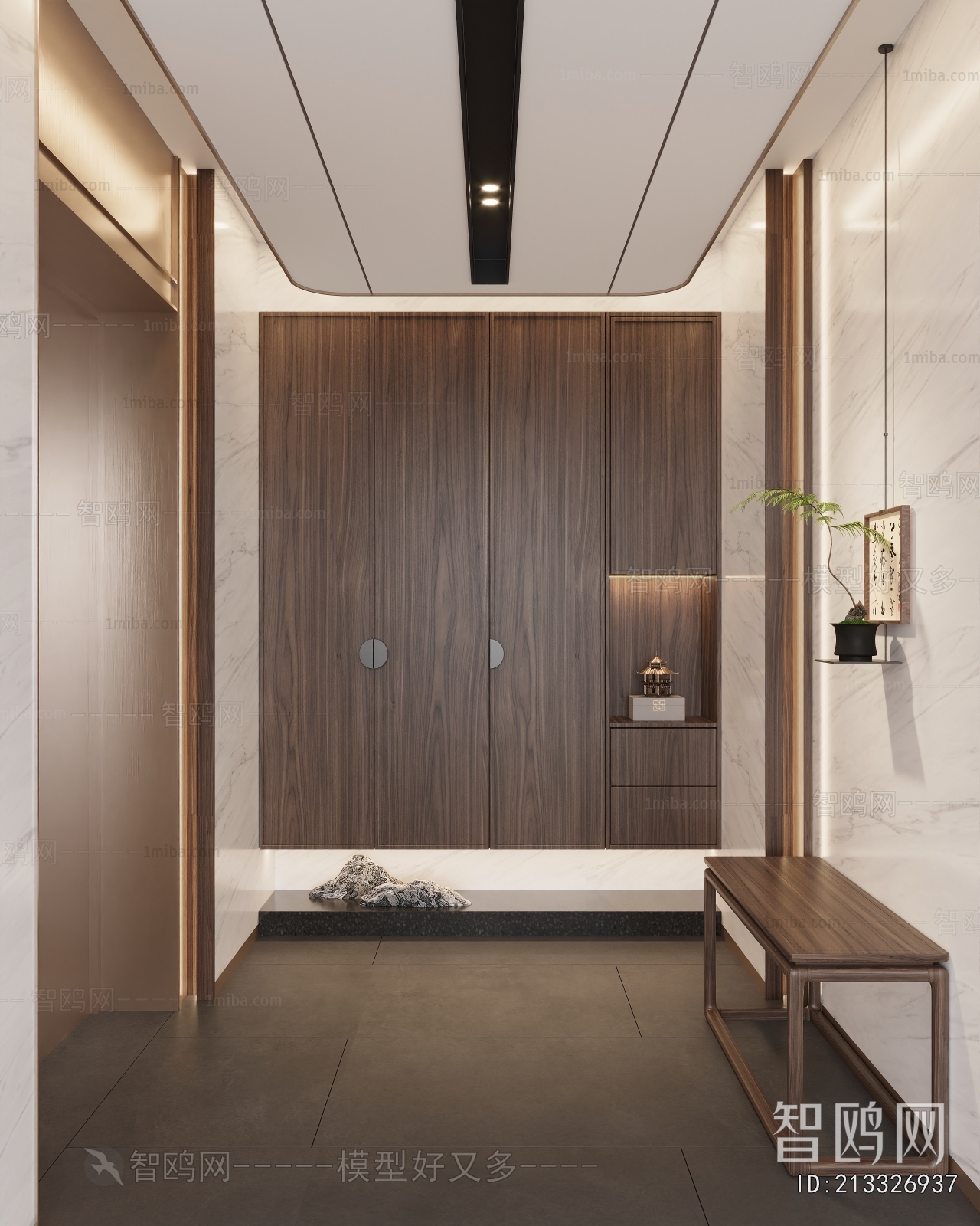 New Chinese Style Hallway