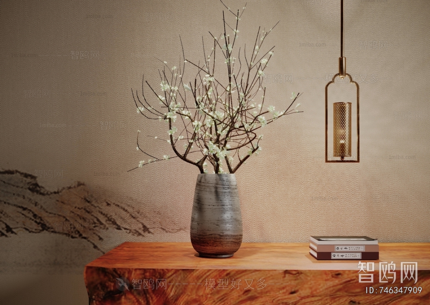 New Chinese Style Flower Arrangement