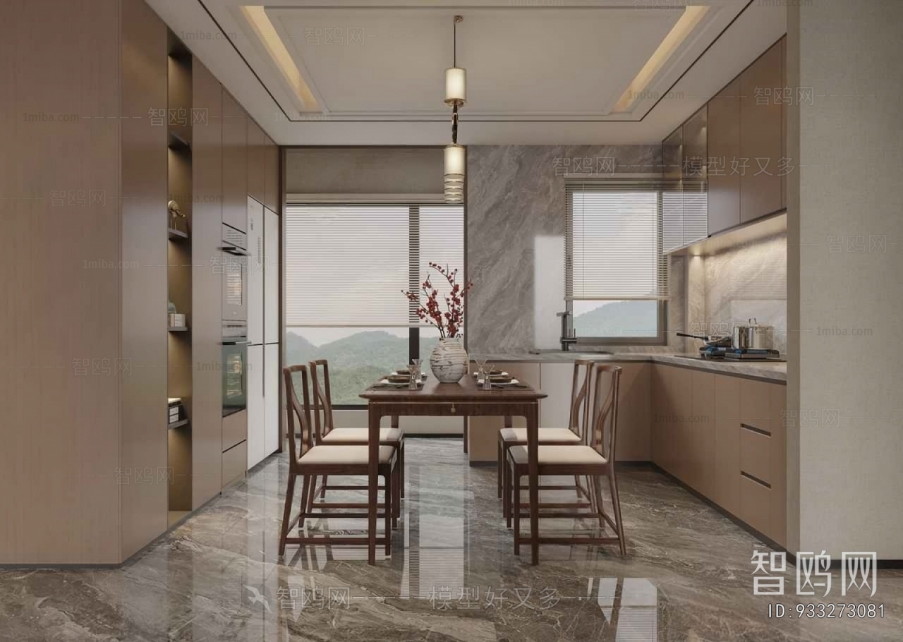 New Chinese Style Dining Room