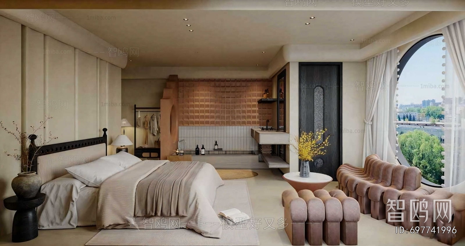 Wabi-sabi Style Residential Hostel