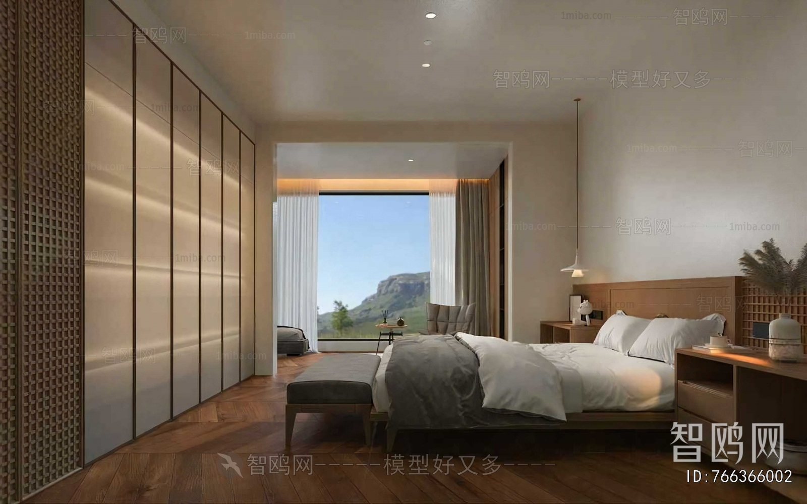 Wabi-sabi Style Bedroom