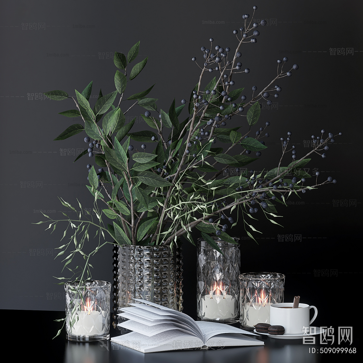 Modern Aquatic Green Plant