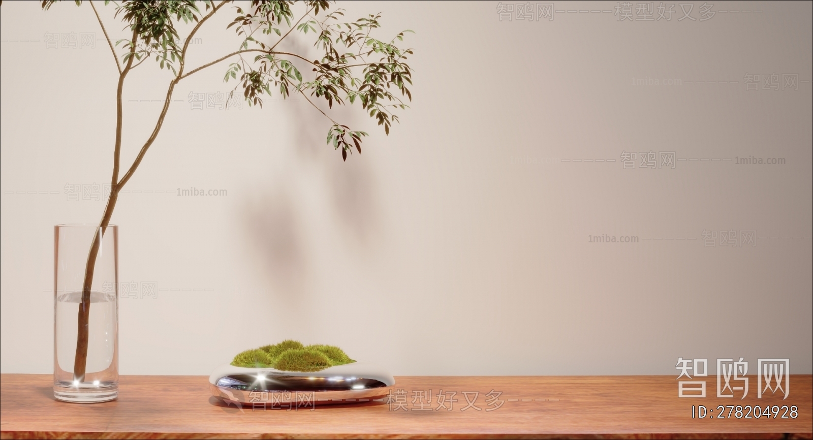 Modern Aquatic Green Plant