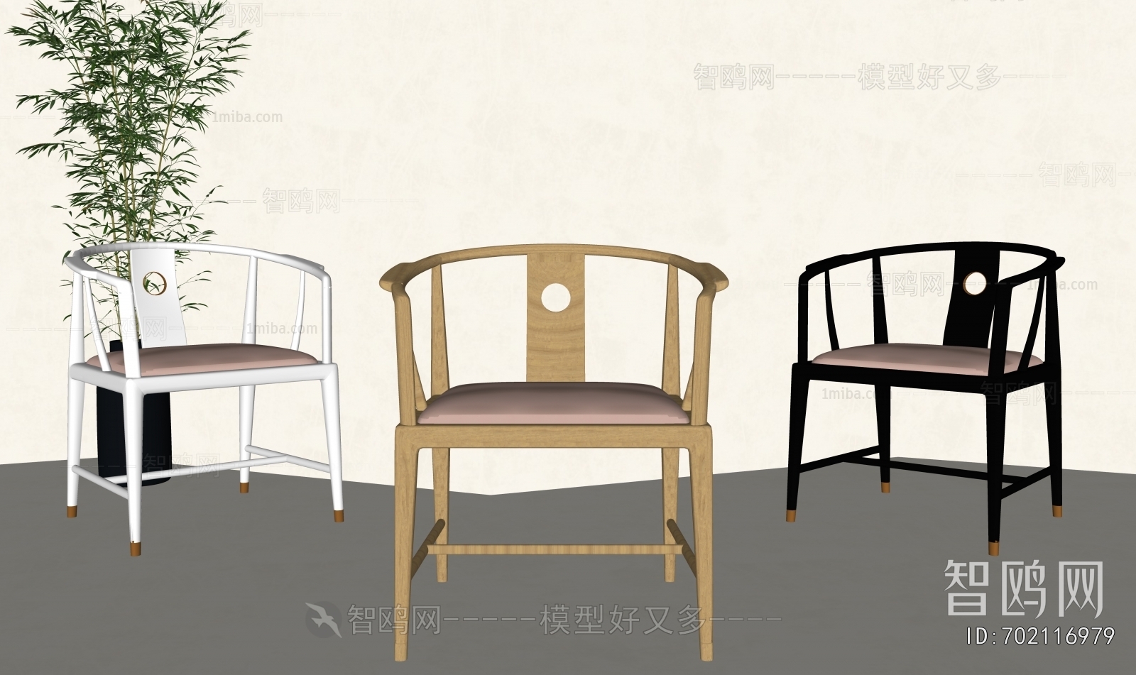 New Chinese Style Lounge Chair