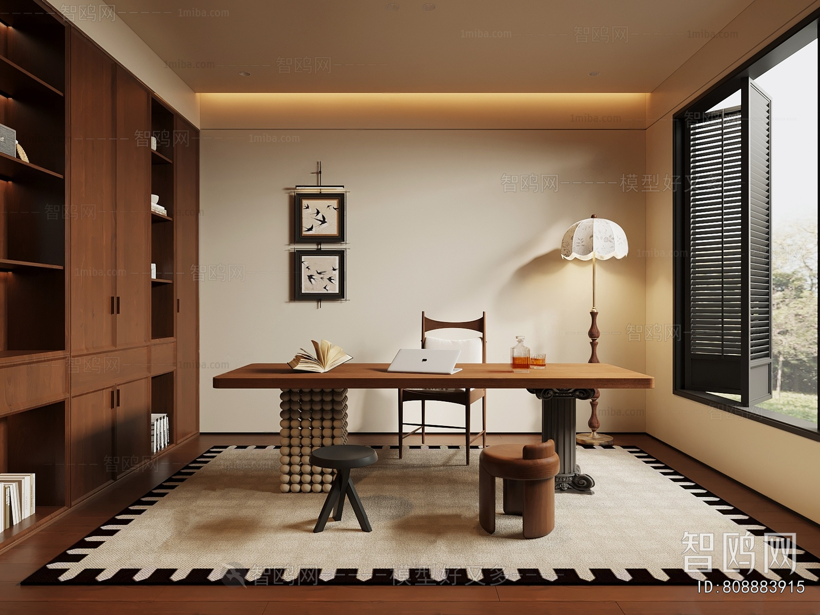 French Style Study Space