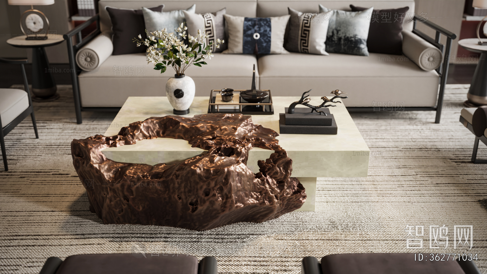 New Chinese Style Coffee Table