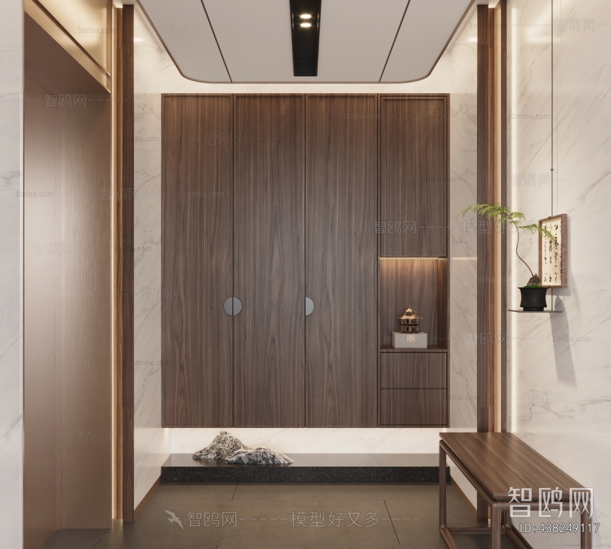 New Chinese Style Hallway