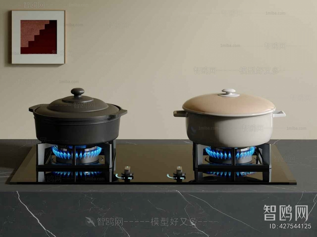 Modern Kitchen Electric Gas Range