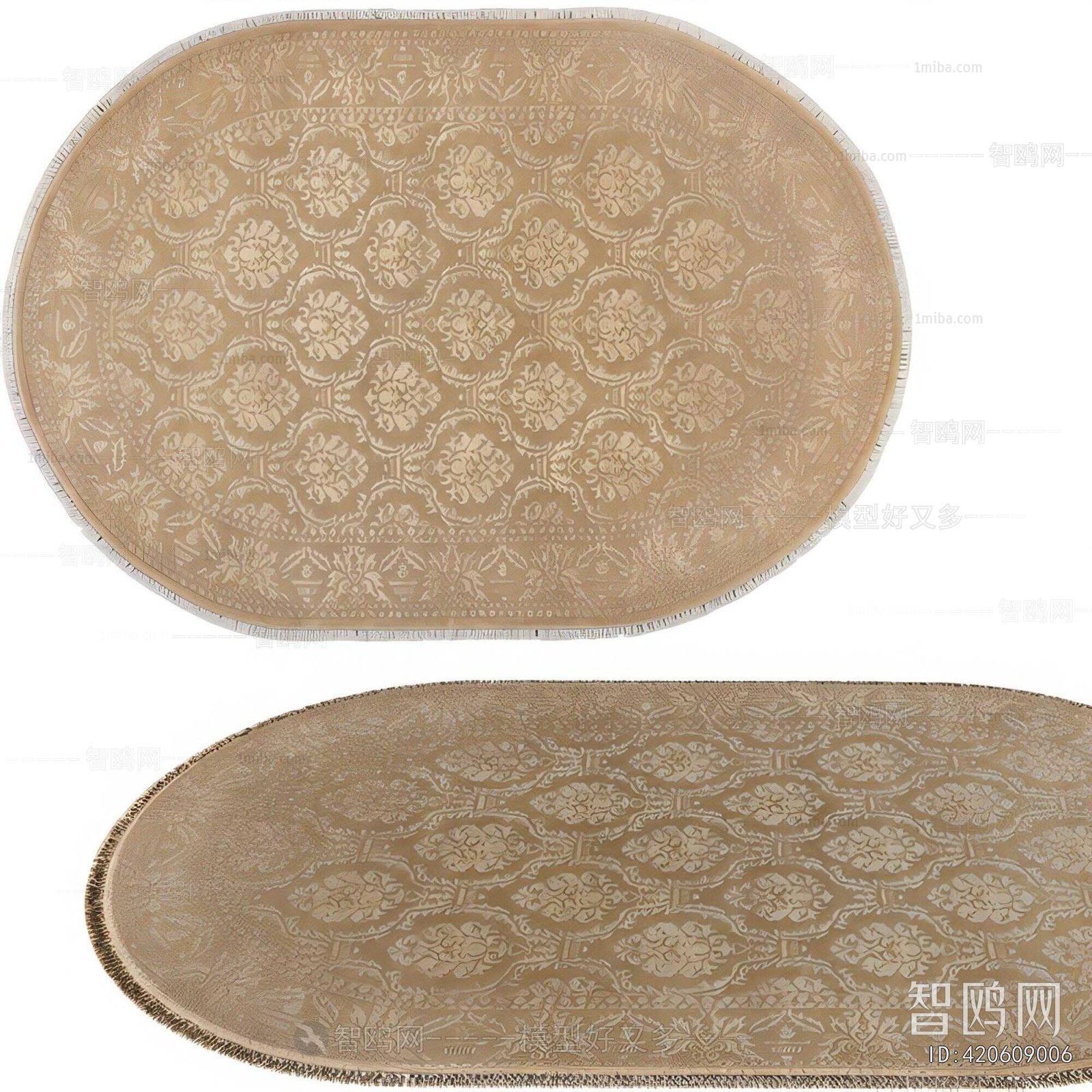 European Style Circular Carpet