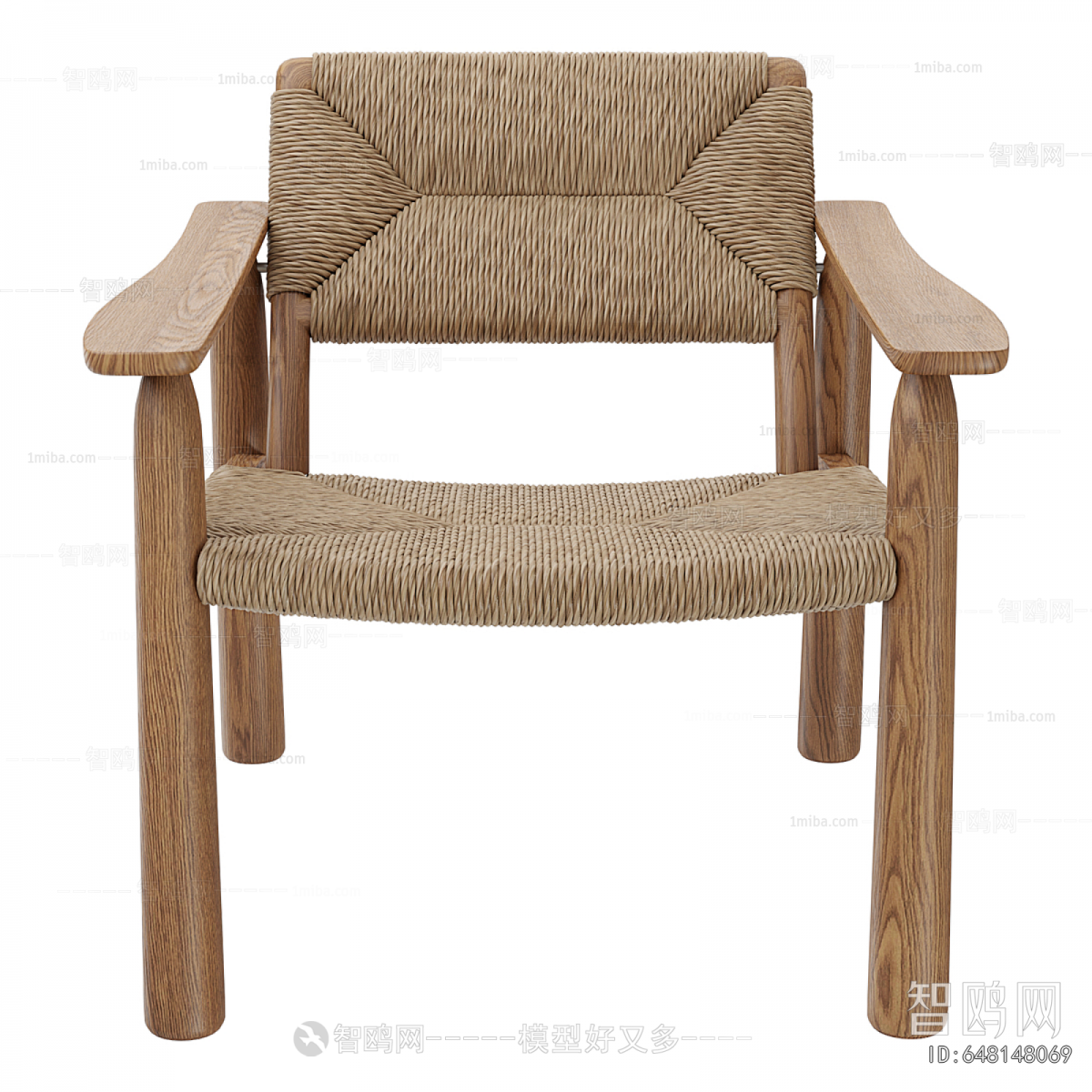 Wabi-sabi Style Lounge Chair