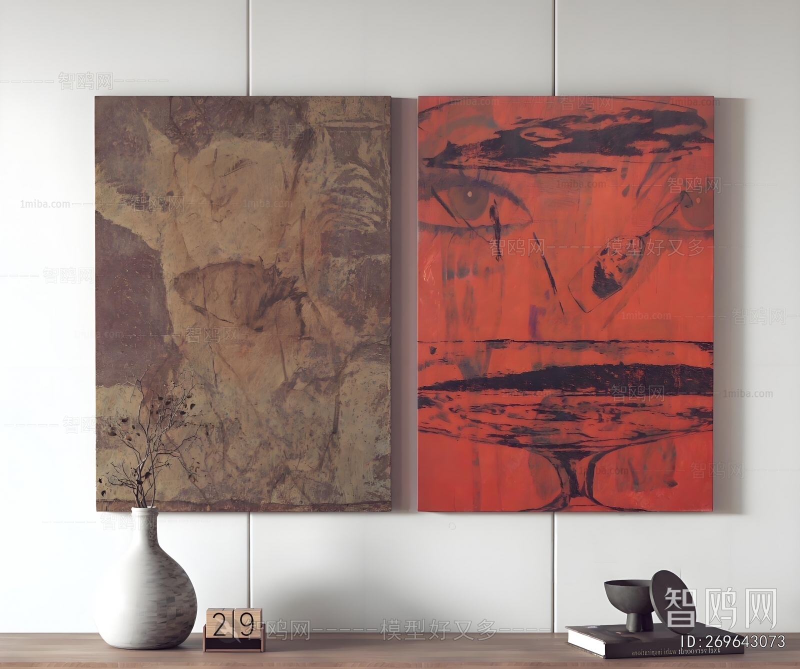 Wabi-sabi Style Painting