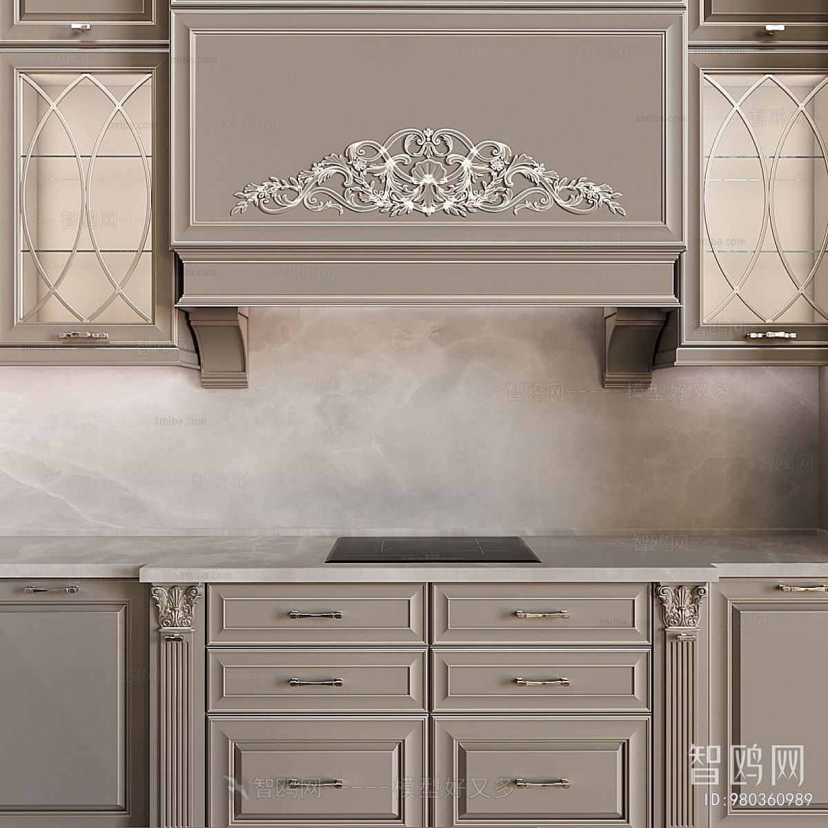 European Style Kitchen Cabinet