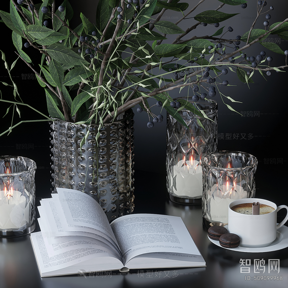 Modern Aquatic Green Plant