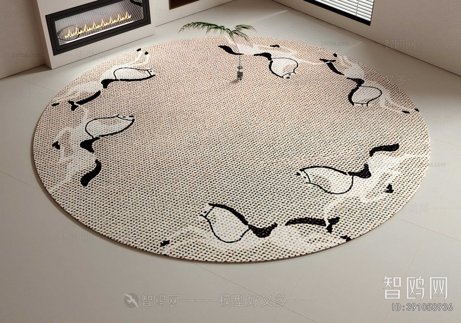 Modern Circular Carpet