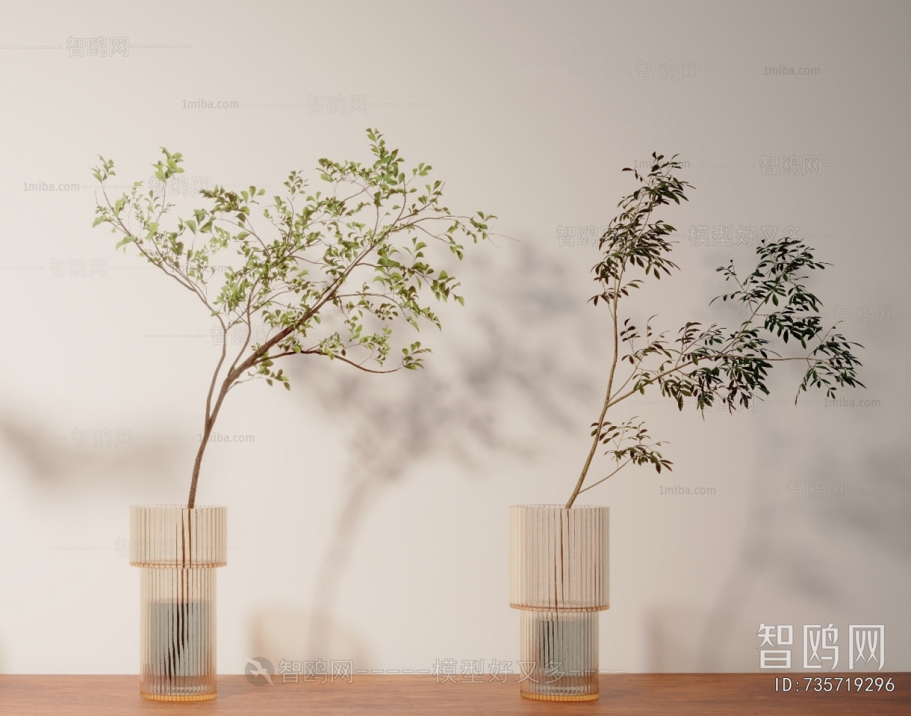 Modern Aquatic Green Plant