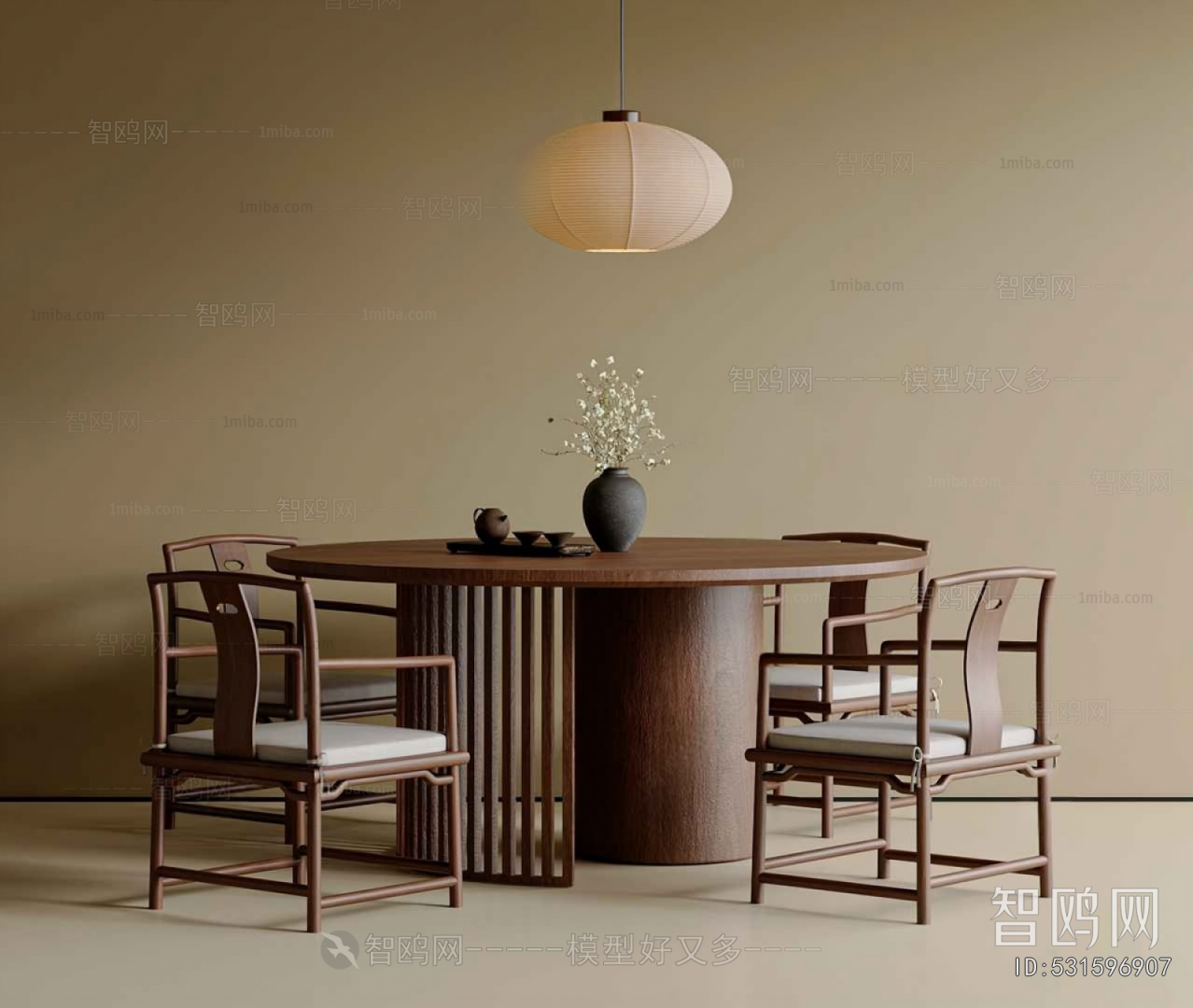 New Chinese Style Dining Table And Chairs