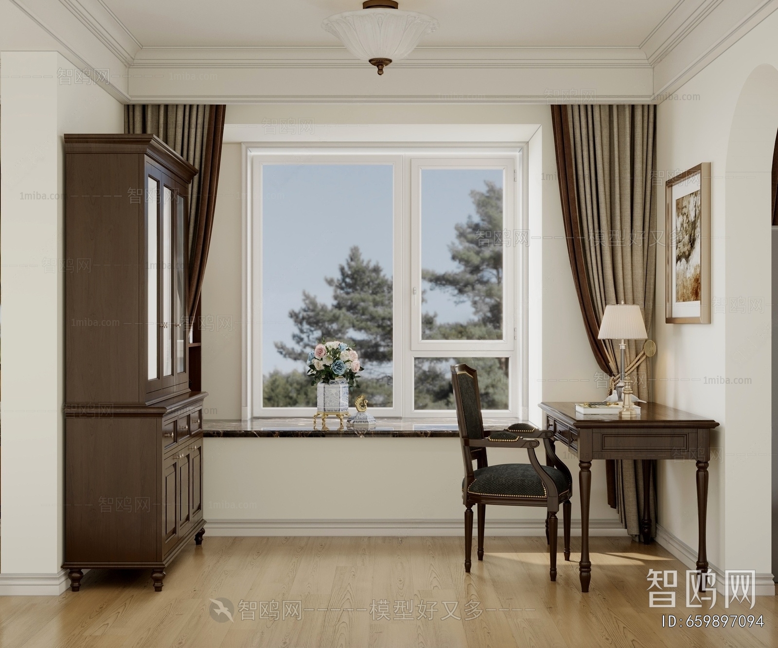 American Style Study Space