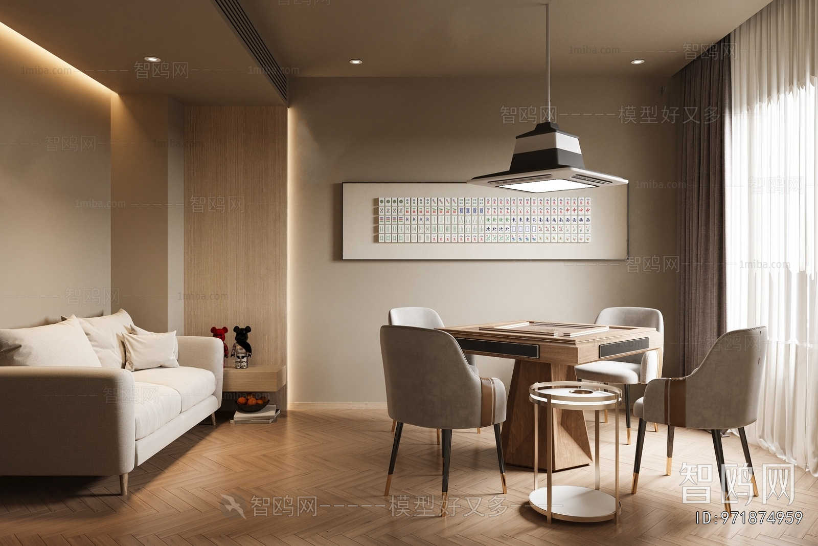 Modern Chess And Card Room