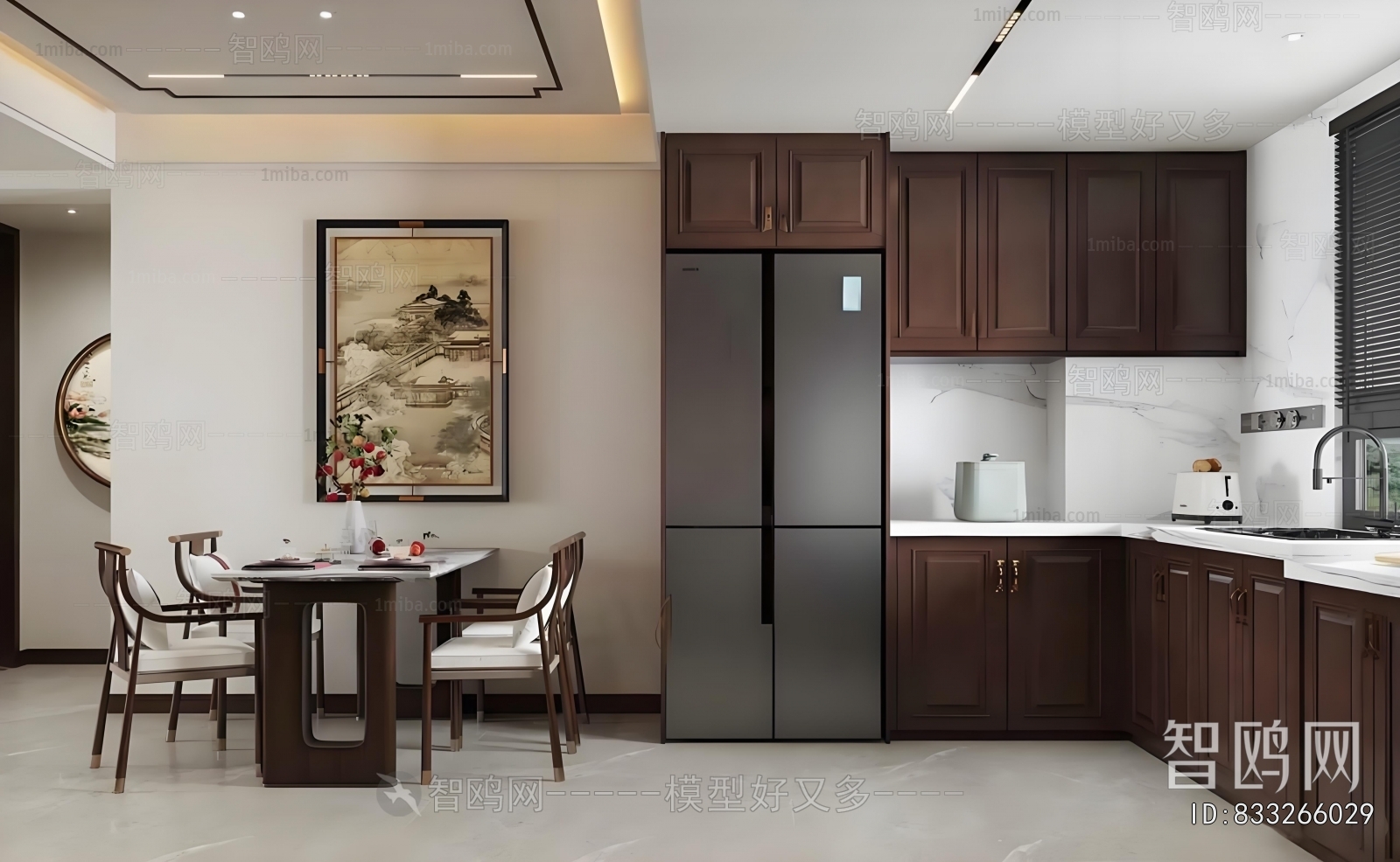 New Chinese Style Dining Room